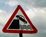 Car in water